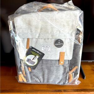 Eddie Bauer Gray Diaper Bag